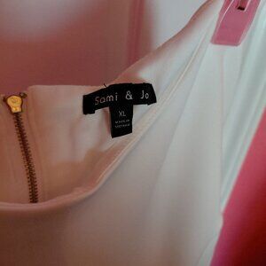 White and floral dress, Sz XL